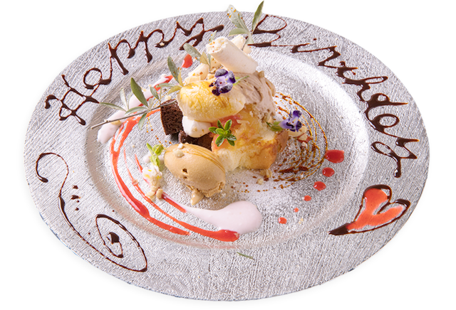 誕生日プレート